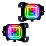 Oracle Ford Ranger 04-05 LED Fog Halo Kit - ColorSHIFT thumbnail 6
