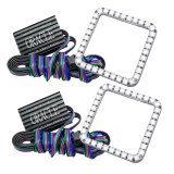 Oracle Ford F-250/350 05-07 LED Fog Halo Kit - ColorSHIFT thumbnail 2