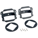 Oracle Jeep JK Fog Light to Cube Light Conversion Mount Brackets (Pair) w/ Bezel thumbnail 4