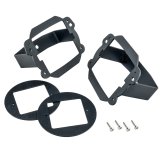 Oracle Jeep JK Fog Light to Cube Light Conversion Mount Brackets (Pair) w/ Bezel thumbnail 5
