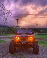 Oracle 7in High Powered LED Headlights - Black Bezel - ColorSHIFT 2.0 thumbnail 5