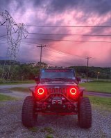 Oracle 7in High Powered LED Headlights - Black Bezel - ColorSHIFT No Controller thumbnail 6