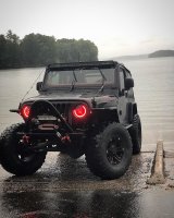 Oracle 7in High Powered LED Headlights - Black Bezel - ColorSHIFT No Controller thumbnail 7