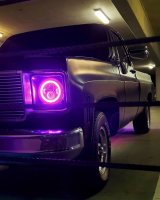 Oracle 7in High Powered LED Headlights - Black Bezel - ColorSHIFT - BC1 thumbnail 6