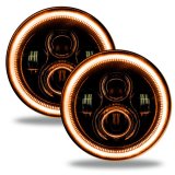 Oracle Jeep Wrangler JL/Gladiator JT 7in. High Powered LED Headlights (Pair) - Amber thumbnail 4