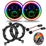 Oracle Jeep Wrangler JL/Gladiator JT 7in. High Powered LED Headlights (Pair) ColorSHIFT thumbnail 4
