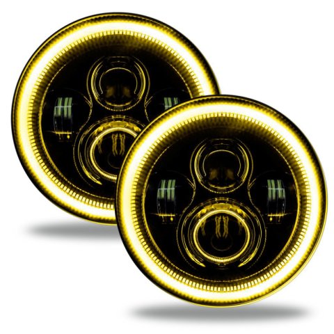 Oracle Jeep Wrangler JL/Gladiator JT 7in. High Powered LED Headlights (Pair) - Dynamic thumbnail 5