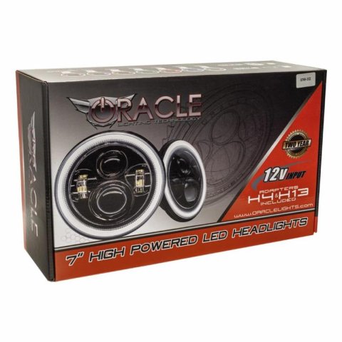 Oracle Jeep Wrangler JL/Gladiator JT 7in. High Powered LED Headlights (Pair) - Dynamic thumbnail 7