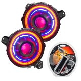 Oracle Oculus Bi-LED Projector Headlights for Jeep JL/Gladiator JT - ColorSHIFT thumbnail 1