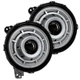 Oracle Oculus Bi-LED Projector Headlights for Jeep JL/Gladiator JT Satin Silver 5500K thumbnail 1