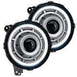 Oracle Oculus Bi-LED Projector Headlights for Jeep JL/Gladiator JT Satin Silver 5500K thumbnail 9