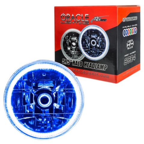 Oracle Pre-Installed Lights 5.75 IN. Sealed Beam - Blue Halo thumbnail 1