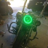 Oracle Pre-Installed Lights 7 IN. Sealed Beam - Green Halo thumbnail 3