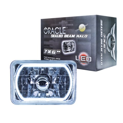 Oracle Pre-Installed Lights 7x6 IN. Sealed Beam - White Halo thumbnail 2