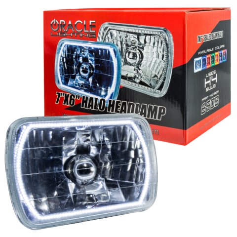 Oracle Pre-Installed Lights 7x6 IN. Sealed Beam - White Halo thumbnail 4