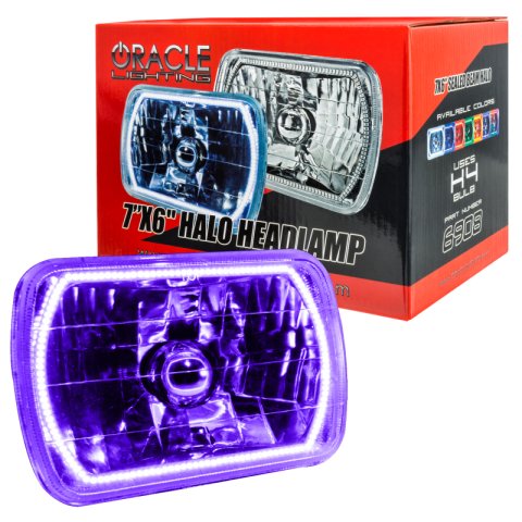 Oracle Pre-Installed Lights 7x6 IN. Sealed Beam - UV/Purple Halo thumbnail 4