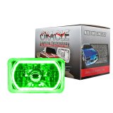 Oracle Pre-Installed Lights 4x6 IN. Sealed Beam - Green Halo thumbnail 1