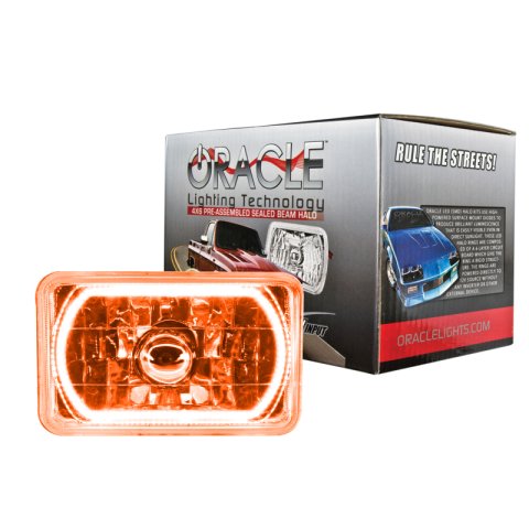 Oracle Pre-Installed Lights 4x6 IN. Sealed Beam - Amber Halo thumbnail 1