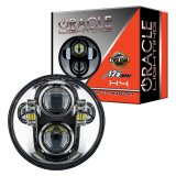 Oracle 5.75in 40W Replacement LED Headlight - Chrome thumbnail 3