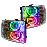 Oracle 07-13 Chevrolet Silverado SMD HL - Round Style - ColorSHIFT w/o Controller thumbnail 1
