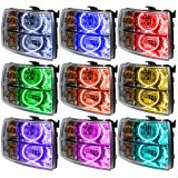 Oracle 07-13 Chevrolet Silverado SMD HL - Round Style - ColorSHIFT w/o Controller thumbnail 8