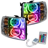 Oracle 07-13 Chevrolet Silverado SMD HL - Round Style - ColorSHIFT w/ Simple Controller thumbnail 1