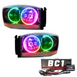 Oracle 06 Dodge Ram SMD HL - Black - ColorSHIFT w/ BC1 Controller thumbnail 1