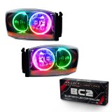 Oracle 06 Dodge Ram SMD HL - Black - ColorSHIFT w/ BC1 Controller thumbnail 3