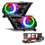 Oracle 10-14 Ford Mustang HL (Non-HID) - ColorSHIFT w/ BC1 Controller thumbnail 5