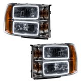 Oracle 07-13 GMC Sierra SMD HL - Square Ring Design - White thumbnail 1