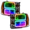 Oracle 07-13 GMC Sierra SMD HL - Square Ring Design - ColorSHIFT w/o Controller thumbnail 9