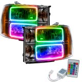 Oracle 07-13 GMC Sierra SMD HL - Square Ring Design - ColorSHIFT w/ Simple Controller thumbnail 1