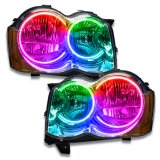 Oracle 08-10 Jeep Grand Cherokee SMD HL (Non-HID) - ColorSHIFT w/o Controller thumbnail 1
