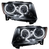 Oracle 11-13 Jeep Grand Cherokee SMD HL (Non-HID) - Chrome - White thumbnail 2