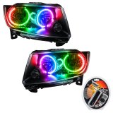 Oracle 11-13 Jeep Grand Cherokee SMD HL (Non-HID) - Chrome - ColorSHIFT thumbnail 2
