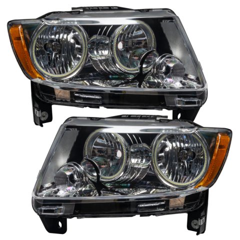 Oracle 11-13 Jeep Grand Cherokee SMD HL (Non-HID)-Chrome - ColorSHIFT w/ BC1 Controller thumbnail 4