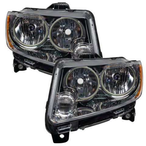 Oracle 11-13 Jeep Grand Cherokee SMD HL (Non-HID)-Chrome - ColorSHIFT w/ BC1 Controller thumbnail 7