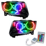 Oracle 11-13 Jeep Grand Cherokee SMD HL (Non-HID) - Chrome - w/ Simple Controller thumbnail 2