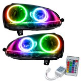 Oracle 06-10 Volkswagen Jetta SMD HL - Chrome - ColorSHIFT w/ Simple Controller thumbnail 2