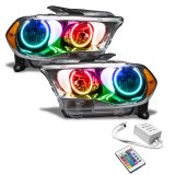 Oracle 11-13 Dodge Durango SMD HL Halogen - Chrome - ColorSHIFT w/ Simple Controller thumbnail 3