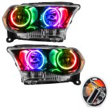 Oracle 11-13 Dodge Durango SMD HL Halogen - Black - ColorSHIFT thumbnail 1