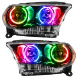 Oracle 11-13 Dodge Durango SMD HL Halogen - Black - ColorSHIFT w/ Simple Controller thumbnail 8