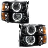 Oracle 07-13 Chevrolet Silverado SMD HL - Black - Round Style - White thumbnail 2