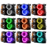 Oracle 07-13 Chevy Silverado SMD HL - Blk - Round Style - ColorSHIFT w/ 2.0 Controller thumbnail 3
