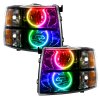 Oracle 07-13 Chevrolet Silverado SMD HL - Blk - Round Style - ColorSHIFT w/o Controller thumbnail 9