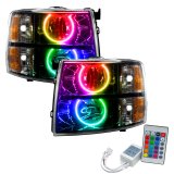 Oracle 07-13 Chevy Silverado SMD HL - Black - Round Style - w/ Simple Controller thumbnail 1
