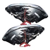Oracle 08-11 Mercedes Benz C-Class Pre-Assem. Headlights Chrome Housing- w/2.0 Controller thumbnail 4