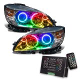 Oracle 08-11 Mercedes Benz C-Class Pre-Assem. Headlights Chrome Housing- w/2.0 Controller thumbnail 7