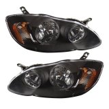 Oracle 03-04 Toyota Corolla S-Type SMD HL - Black - White thumbnail 1