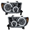 Oracle 07-11 Toyota Tundra Pre-Assembled Headlights - Black Housing - White thumbnail 3